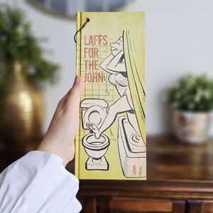 Vintage 1970 Laffs for the John Bathroom Humor Book Kanrom Gag Gift